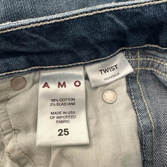 AMO Twist Skinny Denim Jeans in Montauk - Picture 7 of 7